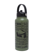 National Parks of the USA Checklist 32oz Insulated Water Bottle