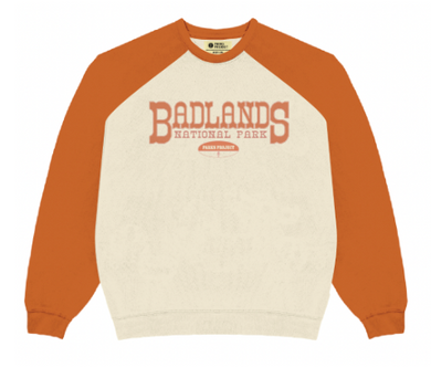 Badlands Greatest Hits Raglan Crew