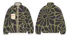 Wildflowers Full Zip High Pile Fleece