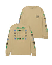 Pictograms National Parks Checklist Long Sleeve Tee